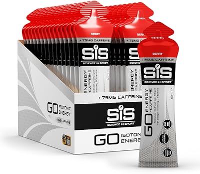 Science in Sport Go Isotonic Energy Gel with Caffeine Berry 60ml 30 Pack