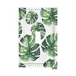 Cuitxrac Palm Leaf 1 Gang Light Switch Cover