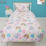 Character World Paw Patrol Duvet Cover Set Single Pink Flowers Reversible view 5