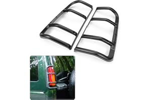 FEXON 2Pcs Rear Tail Light Lamp Guards Set Plastic for Land Rover Discovery 2 II 1999-2004 Replaces STC53194