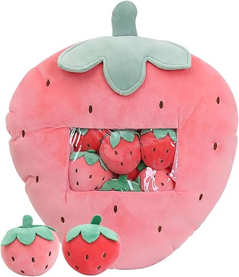 pillow pet cow strawberry
