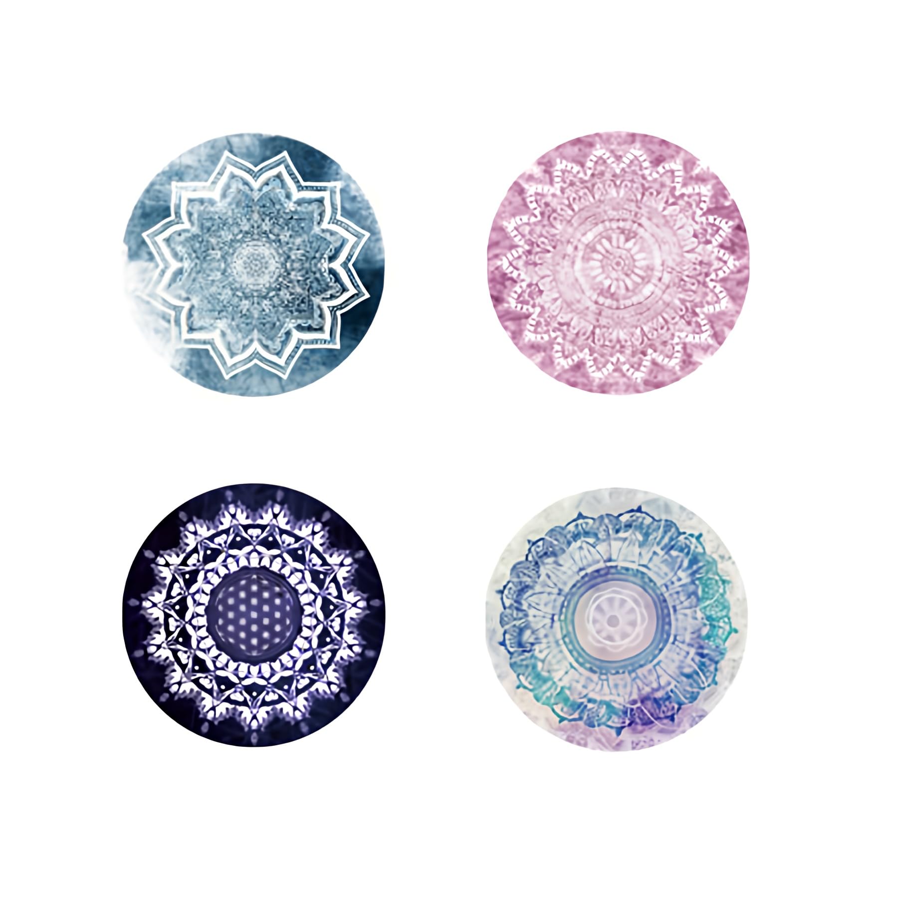 4 Pack Multi function Cellphone Stand Bohemian Style Foldable Holder Grip for Smartphones and Tablets