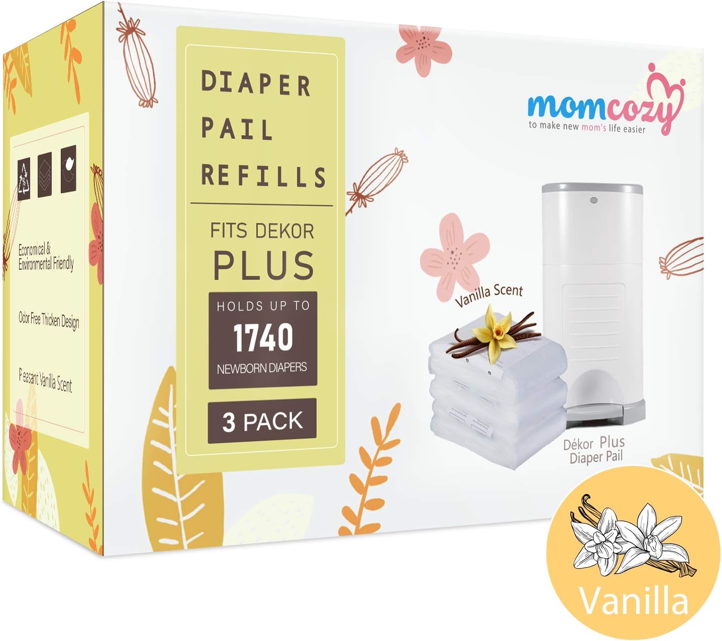 biodegradable diaper pail bags