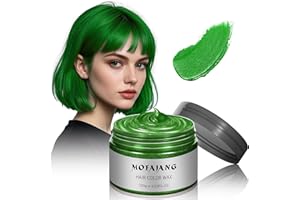 ACOMLER Green Hair Spray, Temporary Hair Color Wax, Natural Hair Wax Color Spray 4.23 Ounces, Kids Women Temporary Hair Dye Wax Styling Clay Pomades for Christmas Party,Role Playing,Cosplay,Halloween (Green)