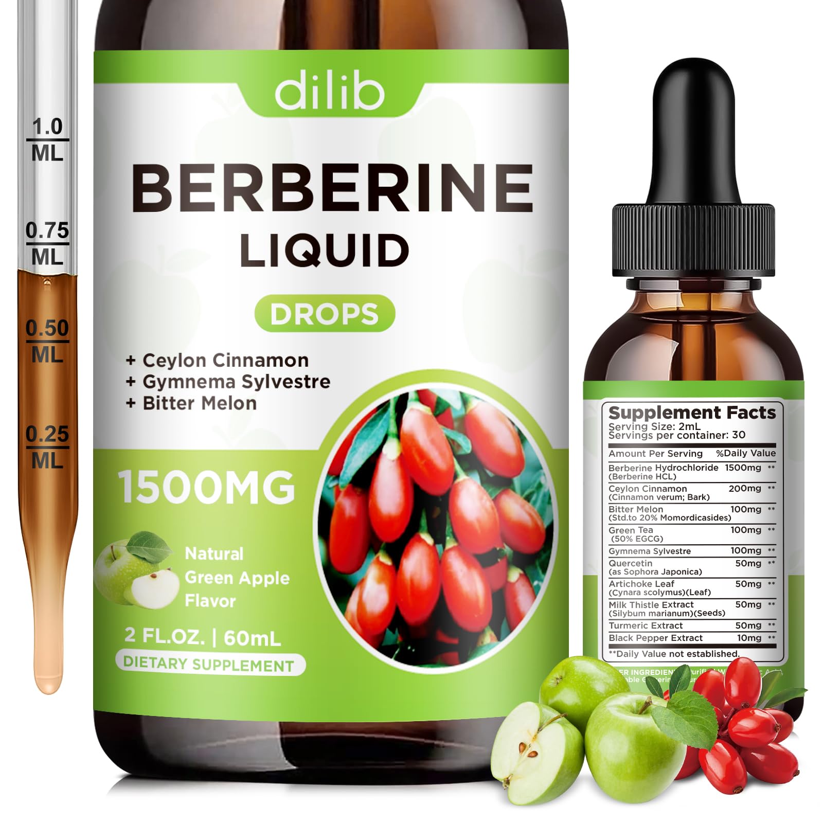Berberine Liquid 1500 mg