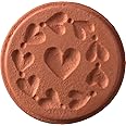 JBK Pottery Terra Cotta Cookie Stamps (Small Hearts)