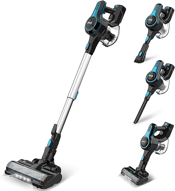 INSE Stick Vacuum Cleaner Cordless, 2 in 1 Upright Handheld Vac