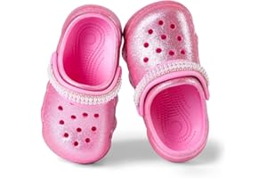 HoEase Toddler Clogs for Girls Lightweight Kid Garden Clogs Breathable Slip-on Slides Sandals Slippers Children's Beach Water Shoes