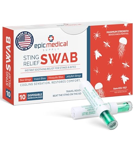 Amazon.com: Sting-Kill First Aid Maximum Strength Disposable