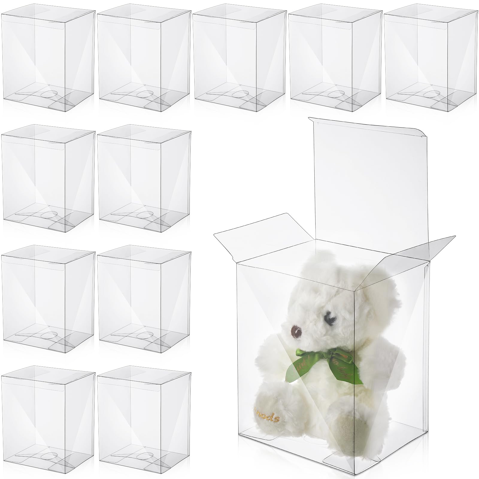 Photo 1 of Threehoney 12 Pack Protectors Case Compatible with Funko Pop Figures 6 Inch Protector Clear Display Case Box Transparent Protectors with Locking Tab Recyclable Plastic for Figures Storage