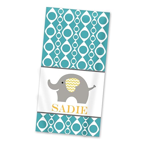 personalized baby beach towel