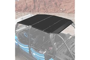 HAKA TOUGH Aluminum Roof Top for Polaris RZR XP 4 1000 Accessories 2014-2023,4 Piece Hard Coated Aluminum Roof Top for Polaris RZR XP 4 Turbo/RZR 4 900 / RZR S4 1000, 4-Seater Sun Visor Cover roof