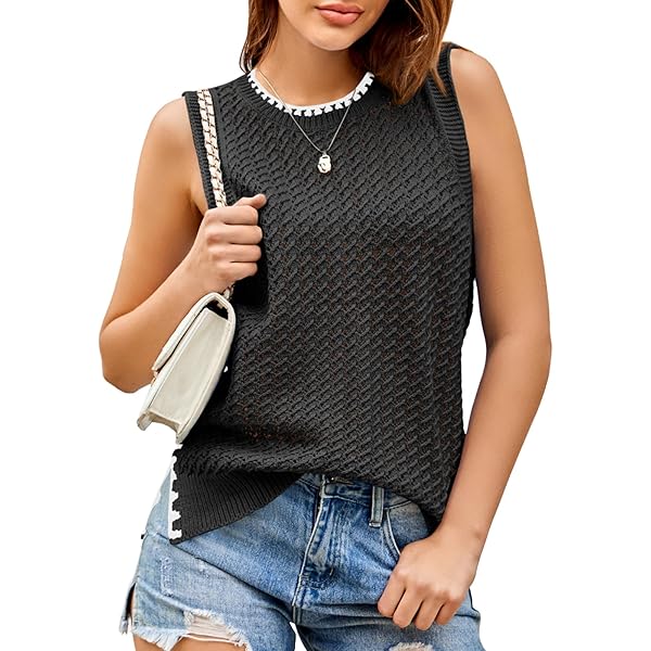 Tankaneo T-shirt D'été à Rayures Pour Femme, Col Rond