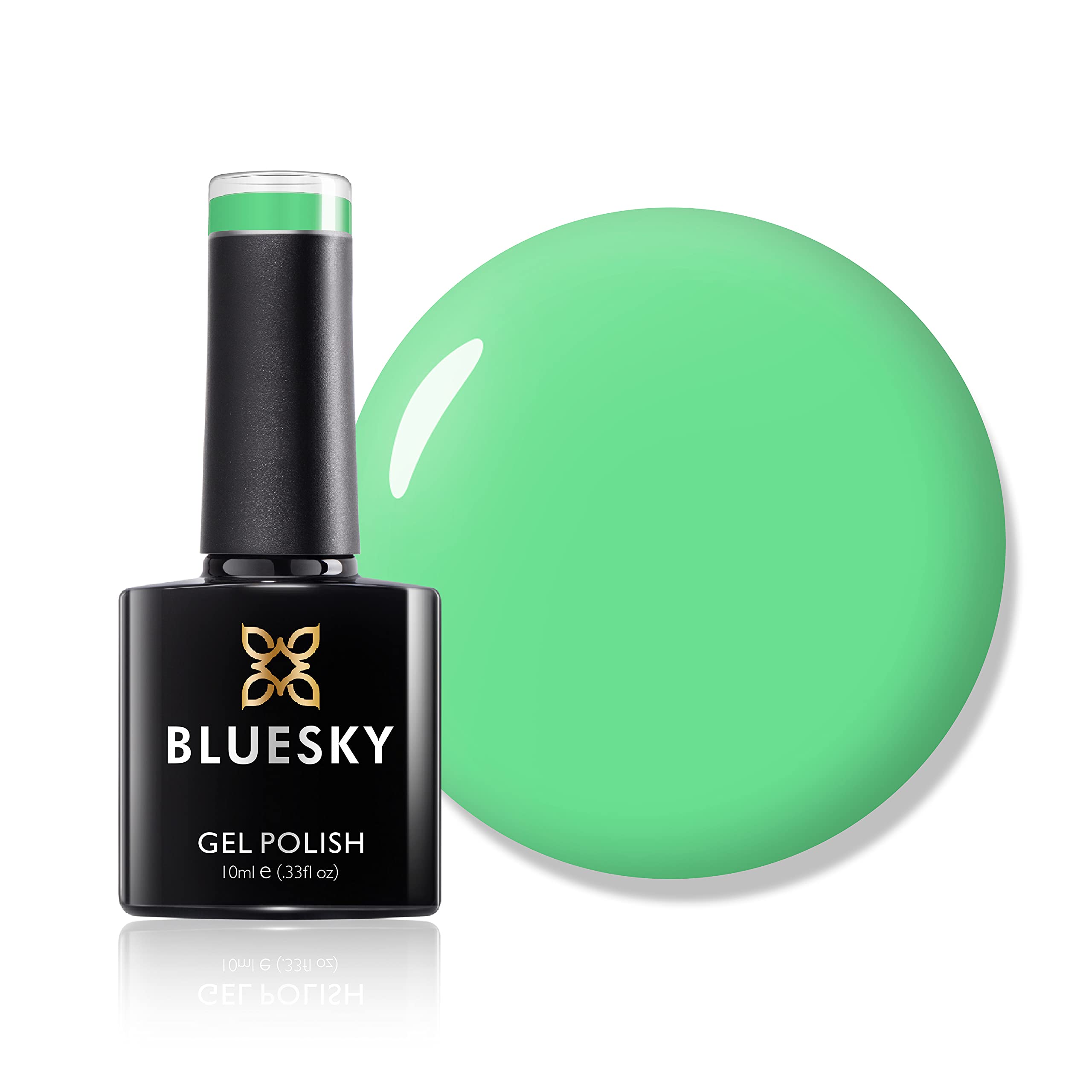 Bluesky Gel Nail Polish, Aqua Marine A084, Bright, Green,Spring Green, Long Lasting, Chip Resistant, 10 ml (Requires Curing Under UV LED Lamp) — image 1
