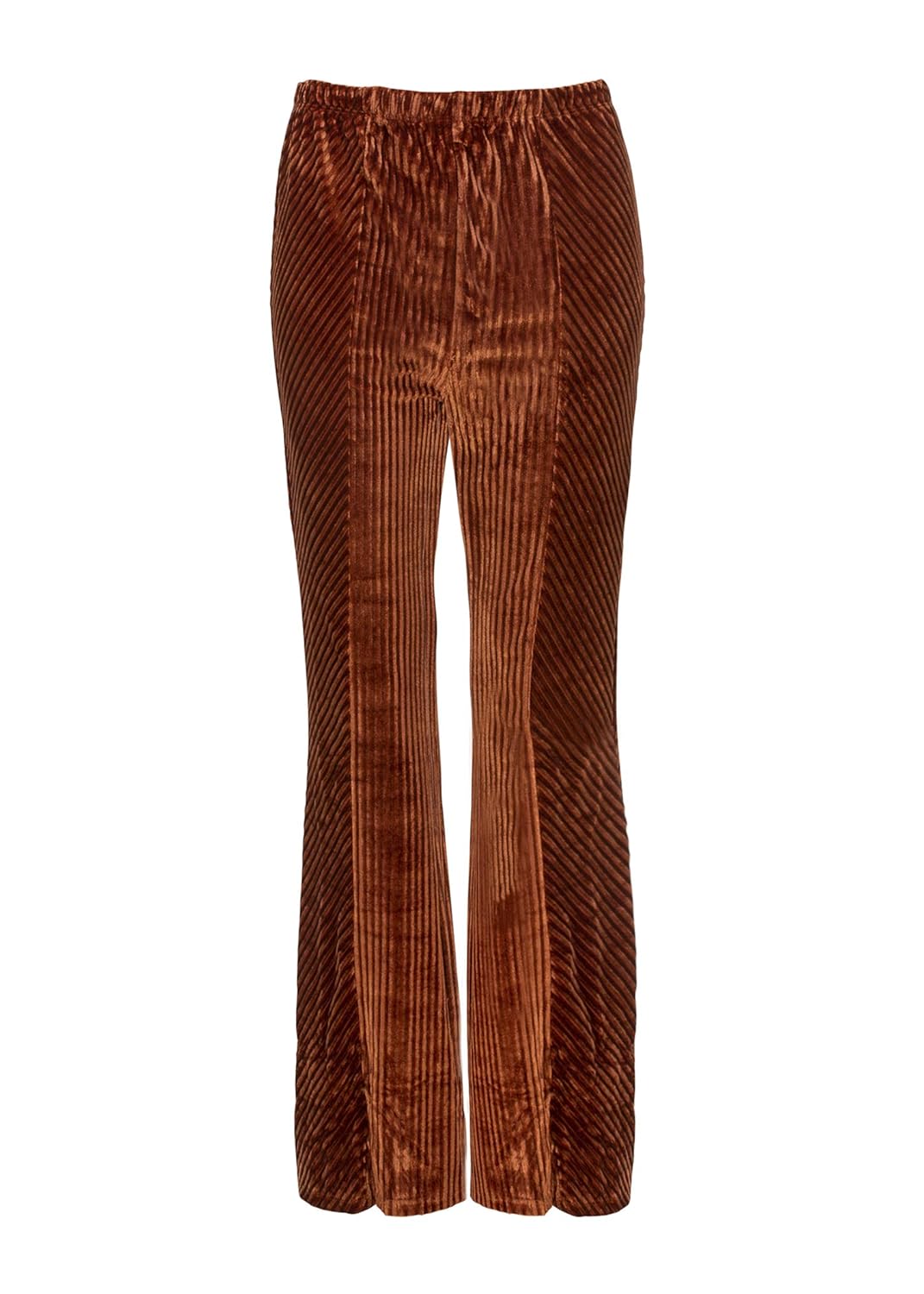 Buy Glam and Gloria Womens Rust Colored Velvet Bell Bottoms Corduroy