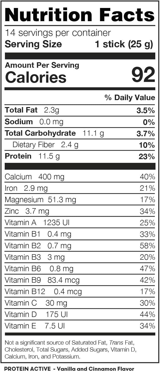 FuXion Protein Active Fit Nutritional Shake Mix Vanilla - 100% Plant Based w. BioProtein & Enzymes - Low Carb/Non GMO/Non Dairy/Gluten Free/Sugar Free - 3 Sachets w. Blender Bottle (Color May Vary): Health & Personal Care