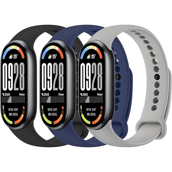 Wanme Ersatz-Armband Aus Silikon Für Xiaomi Mi Band 7 – Verstellbar, 3 Farben, Wasserdicht
