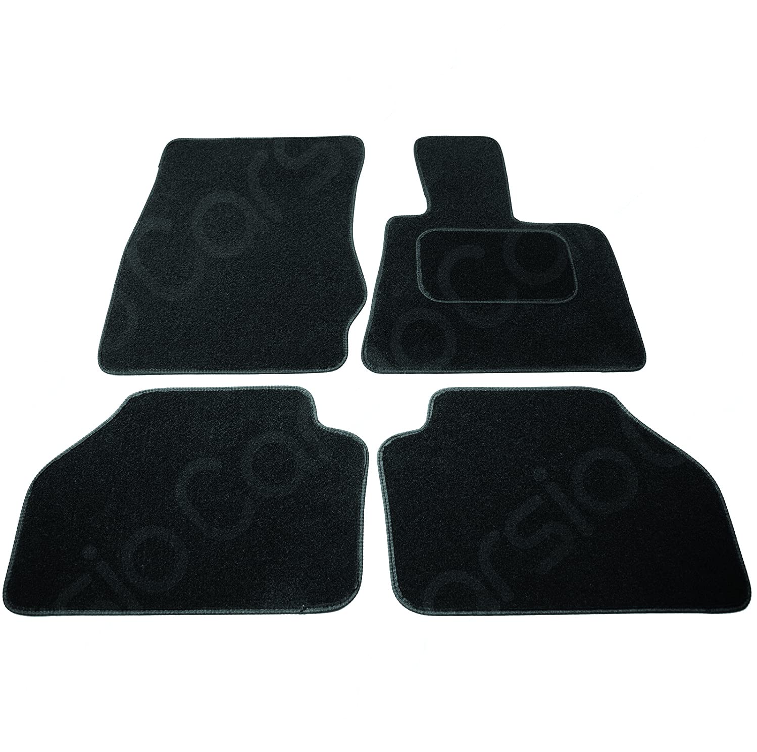 Carsio Carpet Car Mats For BMW X3 F25 2010 2017 4 Piece Set Tailored Fit Floor Mat Complete Accessory Black Custom Fitted - All Weather, Anti-Slip Backing & Black Trim
