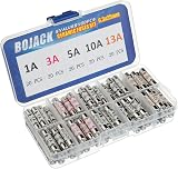BOJACK Ceramic Tube Cartridge Fuses 6.3x25mm 0.25x1in 1,3,5,10,13A 100pcs view 2