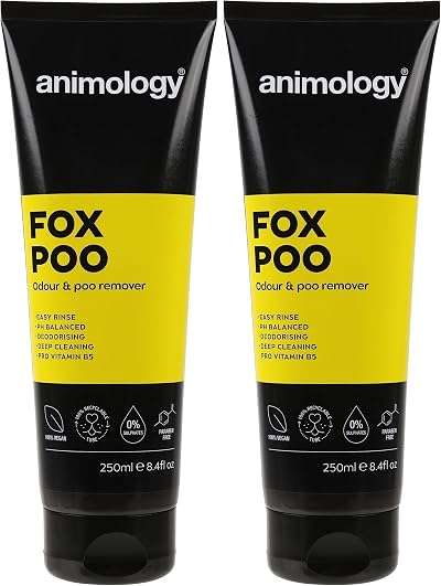 Animology Fox Poo Dog Shampoo 250ml Pack of 2