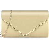 TINDTOP Clutch Purses for Women, PU Leather Formal Evening Bags Shoulder Party Handbags Wedding Cocktail Prom Clutches