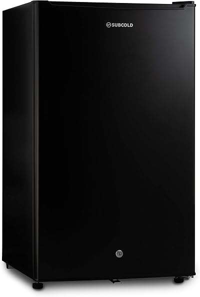 Subcold Eco100 LED Under-Counter Fridge 95L Black Solid Door