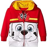 PAW Patrol Boys' Toddler Character Big Face Zip-up Hoodies