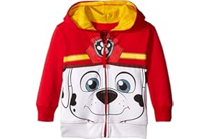 NICKELODEON PAW Patrol Boys' Toddler Character Big Face Zip-up Hoodies