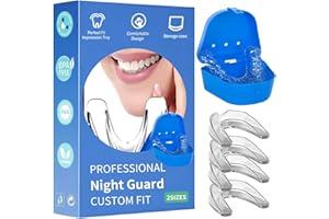 OORMGSRC Mouthguards for Grinding of Teeth, 4 Pcs Night Guards for Teeth Grinding, Comfortable Dental Guards for Grinding Teeth, Night Mouth Guards for Teeth Grinding, Mouth Guard for Grinding Teeth at Night