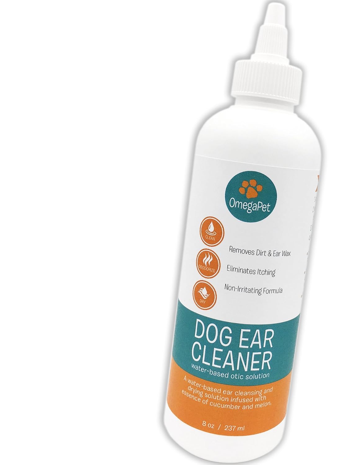 OmegaPet Dog Ear Cleaner, The Fastest & Safest Ear Drops for Cats