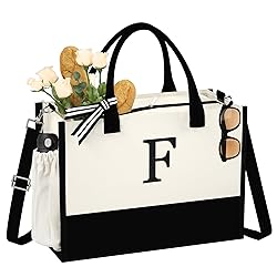 Birthday Gifts for Women - Initial Canvas Beach