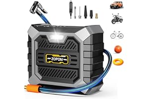 ZOPOM Tire Inflator Portable Air Compressor DC 12V Portable Air Compressor with Digital Pressure Gauge Air Pump for Car Tires Car Accessories Motor Bike