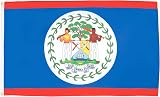 AZ FLAG Belize Flag 3x5 ft 100D Polyester with Two Brass Grommets