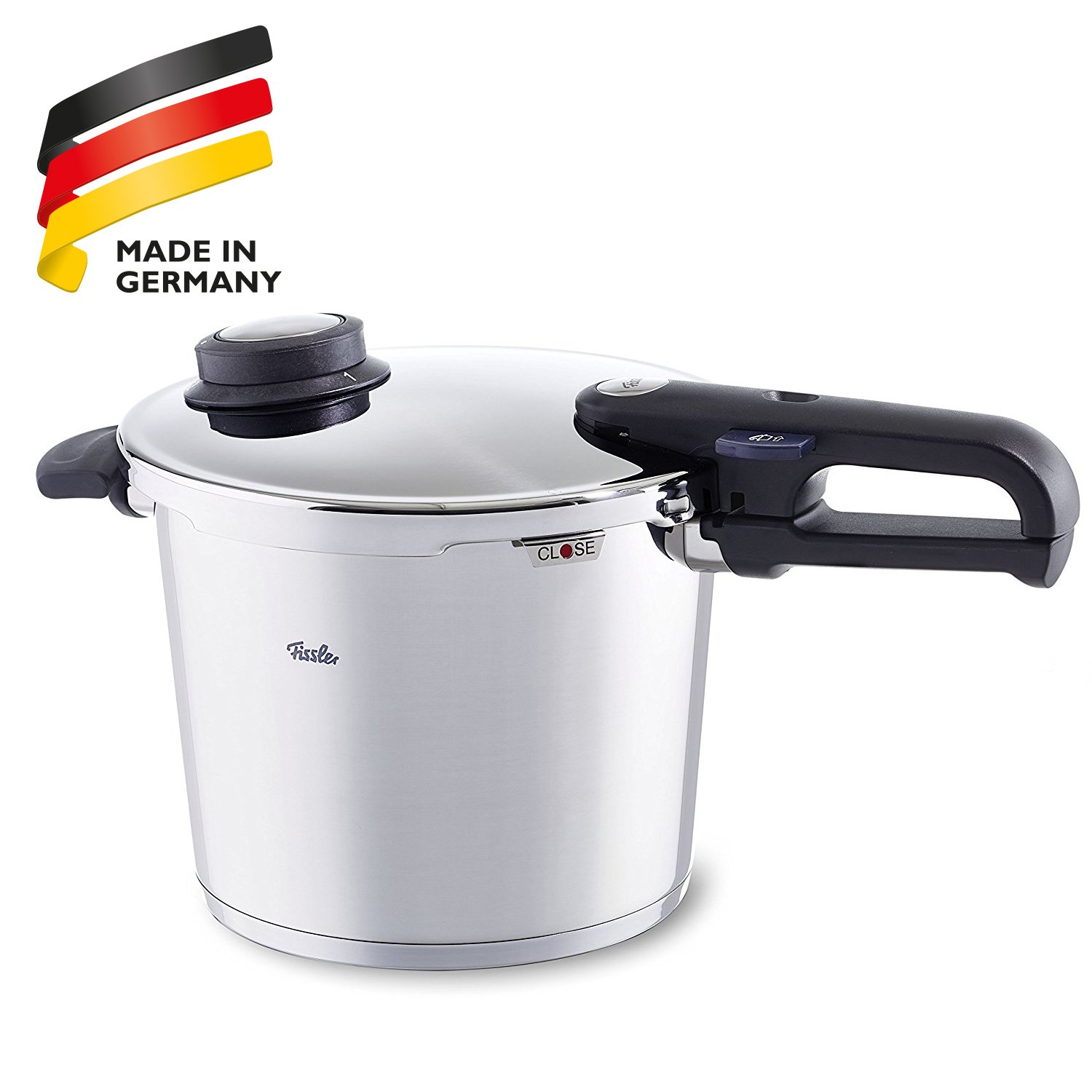 Fissler Pressure Cooker Suitable for All Hob Types Including Induction, Steam Cooker Function