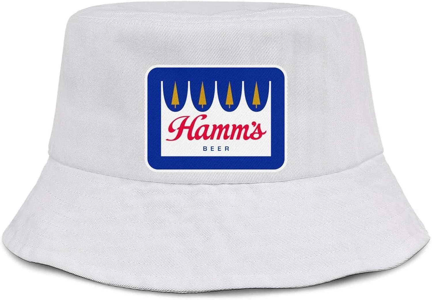 Women Men's Hamm's Beer Sign Bucket Hats Classic Breathable Beach Caps