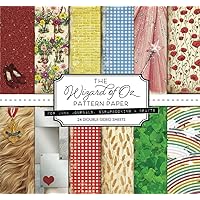 値下げMade in U.S.A. catalog & Scrapbook The Wizard of Oz Scrapbook Paper 24 Double-Sided Sheets