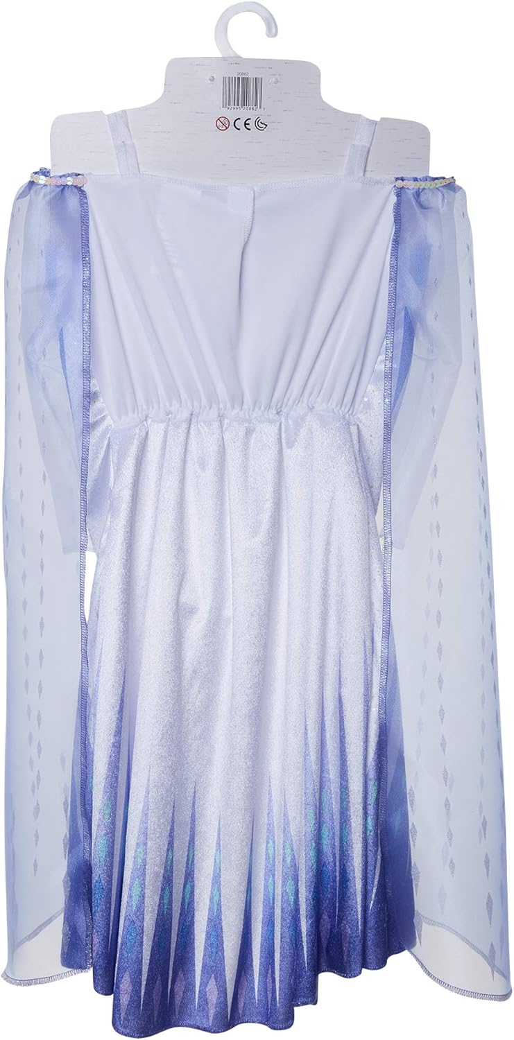 Frozen 2 Elsa Epilogue Dress for Girls, New Movie Princess Dress Up Costume for Halloween Christmas Party, Outfit Fits Sizes 4-6X - for Girls Ages 3, 4, 5 & 6: Toys & Games