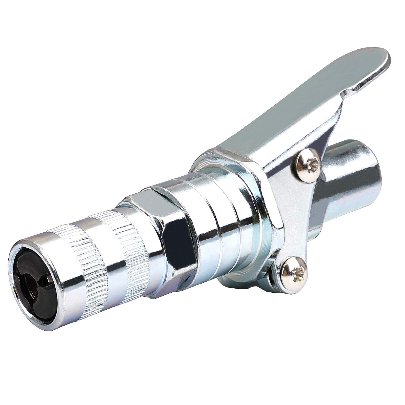 Buy Spurtar Grease Gun Coupler Locks onto Zerk Fittings Heavy Duty