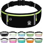 Running Belt Slim Fanny Pack Jogging Pouch Phone Holder Waist Pack - Black