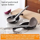 Kyraton Spoon Rest 4 Pack, Plastic Utensil Holder, Dishwasher Safe view 3