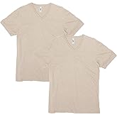 American Apparel Unisex-Adult CVC V-Neck T-Shirt, Style G2006cvc, 2-Pack