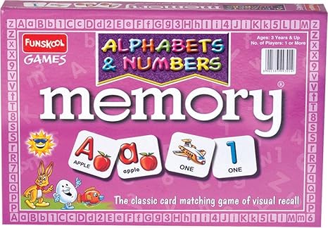 Alphabets & Numbers Memory