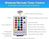 Vimlits Unicorn LED Light Up Letters 18 Color RGB Remote Wall Table Decor A view 7