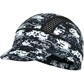 MELASA Lightweight Breathable Cycling Cap Fits Under Bike Helmet | For Hot-Weather Rides with Cooling Comfort, A Flip Visor, Sweat-Wicking Performance and Secure Fit Under Cycling Helmets