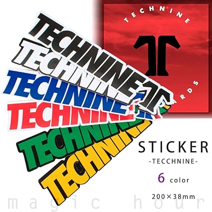 Amazon 送料無料 Technine テックナイン ステッカー ブランド