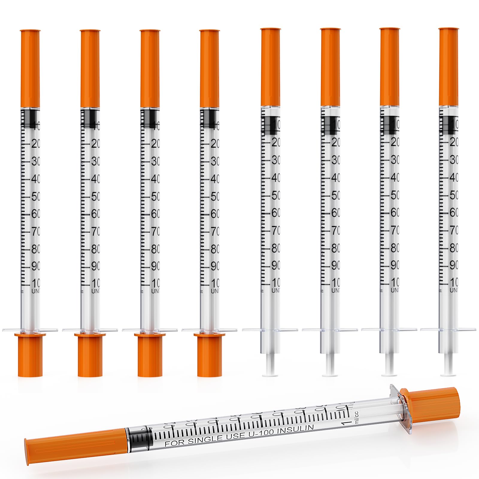 Photo 1 of 1ml/cc Syringe with Needle, 30 Gauge 5/16 inch(8mm) for Lab Tools Accessories, Pack of 25