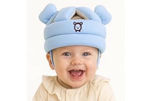 Nibelloo Baby Head Protector for Crawling Walking, Infant Helmet with Foam Bumpers, Adjustable Baby Helmet for Crawling Walking, Toddler Helmet - Head Protector for Baby Walking 6-24 Months.