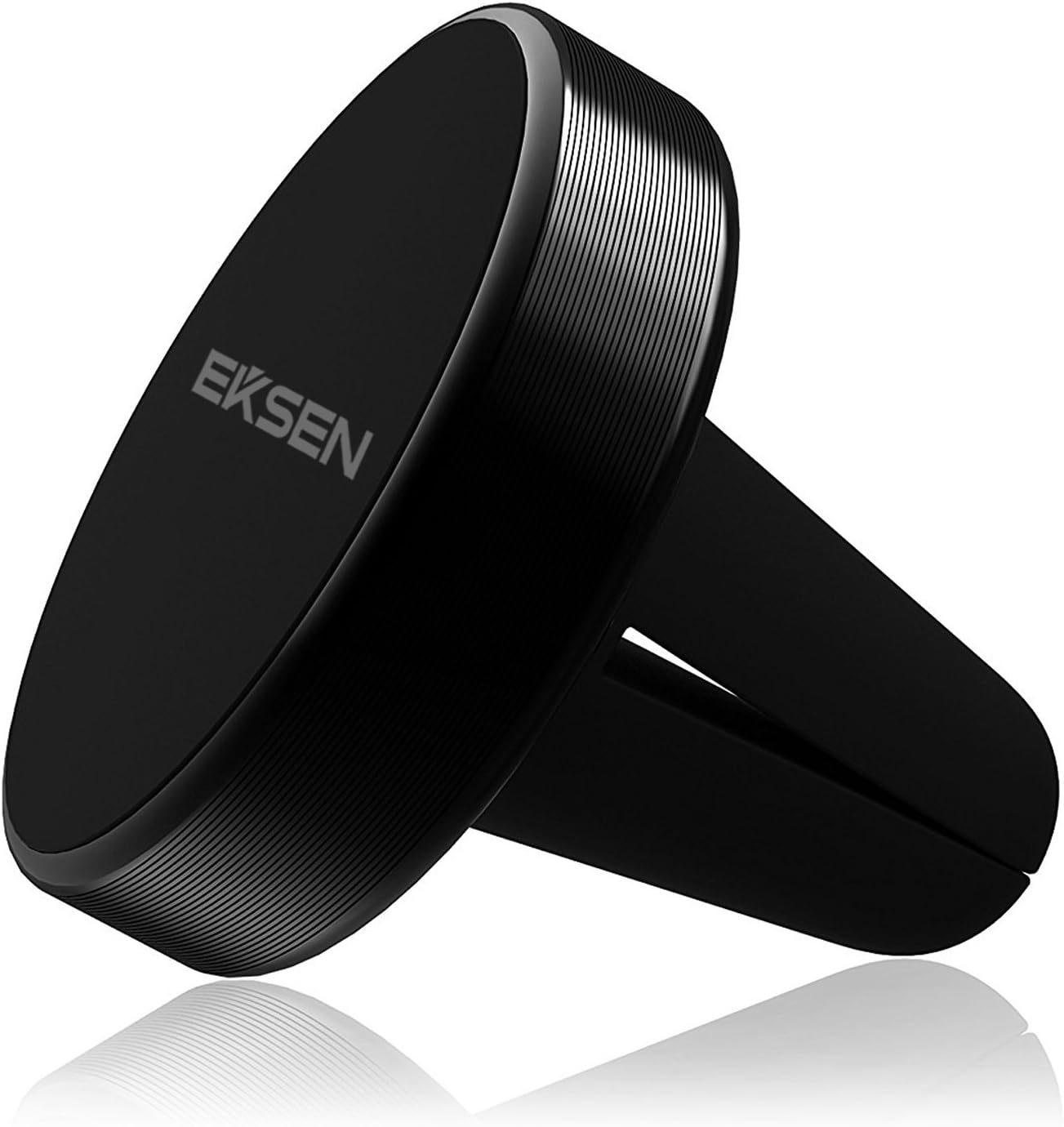 Car Mount, EKSEN Aluminum Air Vent Magnetic Car Mount Phone Holder for iPhone 7, Samsung Galaxy S7 and Other Smartphones Devices - Black