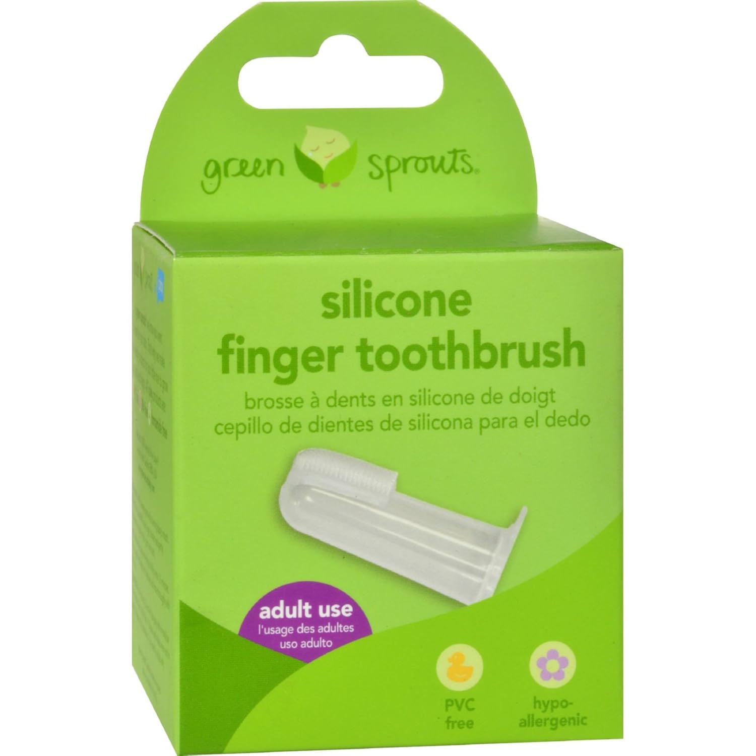 Green Sprouts Silicone Finger Toothbrush by