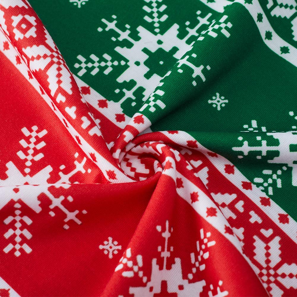 RAISEVERN Winter Autumn Pajama Bottoms Funny Multicolor Stripe Christmas Sleep Pants Casual Home Sleep/Lounge Pants for Men Teens Boys